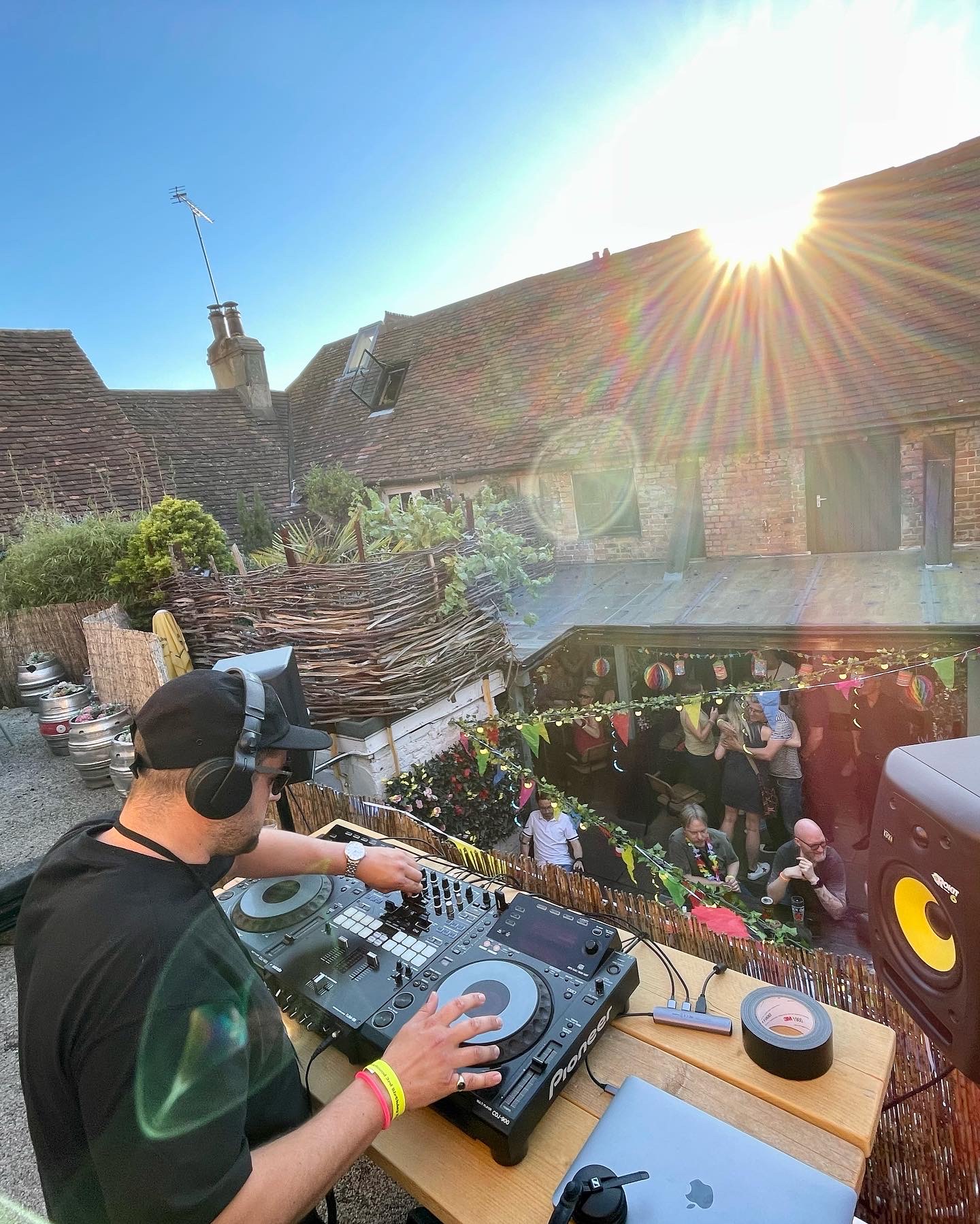 Summer Festival DJ in Garden